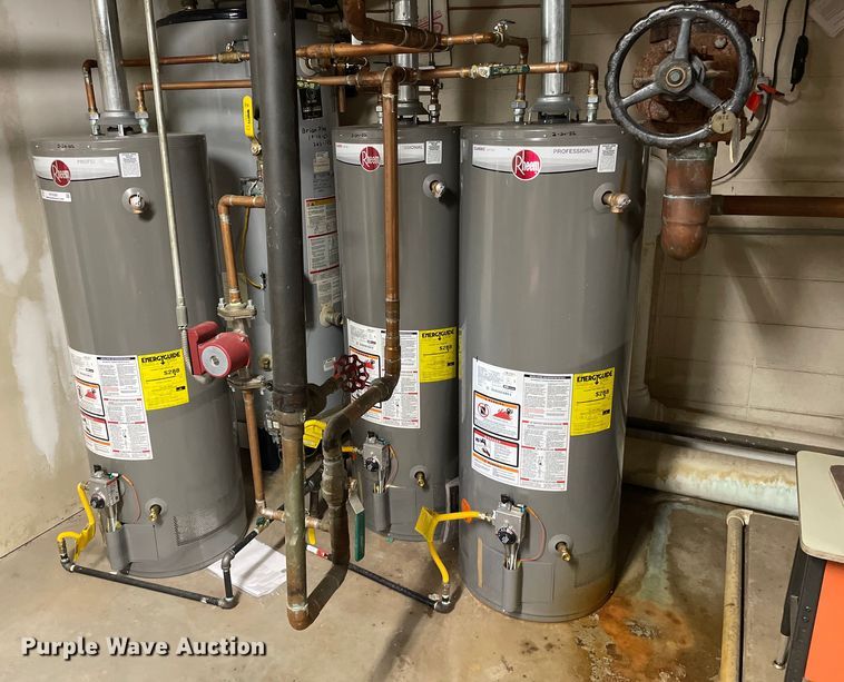 image for item NY9586 (3) Rheem PROG50-38N NH60 hot water heaters