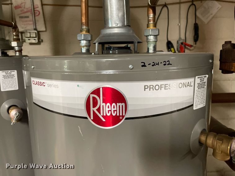 image for item NY9586 (3) Rheem PROG50-38N NH60 hot water heaters