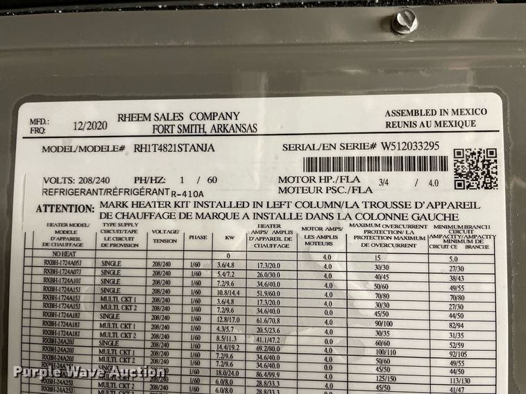 image for item NY9588 HVAC system