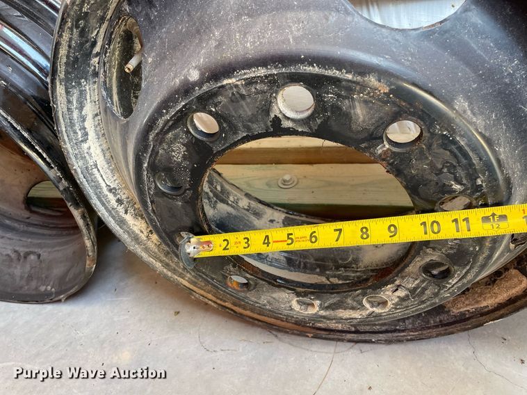 image for item NY9592 (4) 22.5x8.5 steel wheels