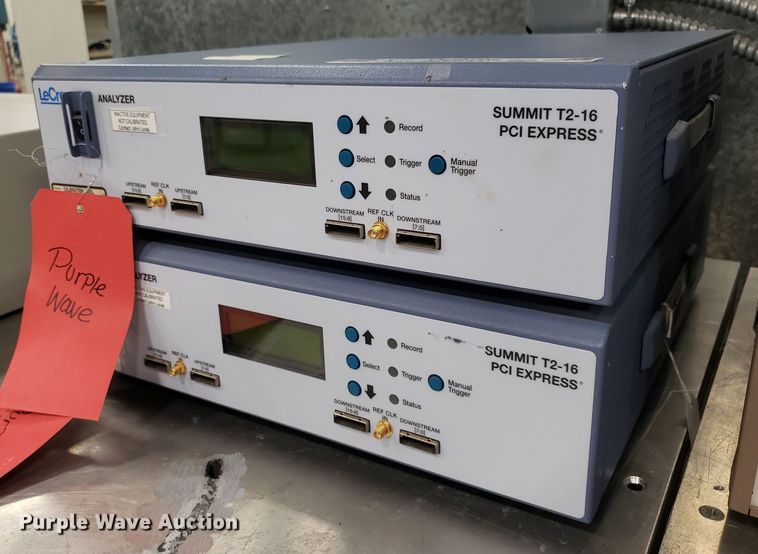 image for item OB9708 (2) LeCroy Summit T2-16 PCI Express analyzers