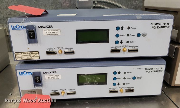 image for item OB9708 (2) LeCroy Summit T2-16 PCI Express analyzers