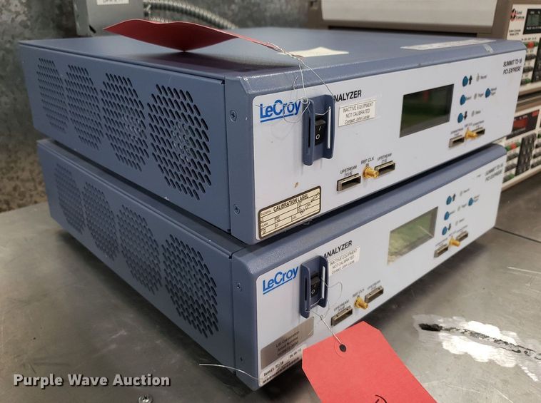 image for item OB9708 (2) LeCroy Summit T2-16 PCI Express analyzers