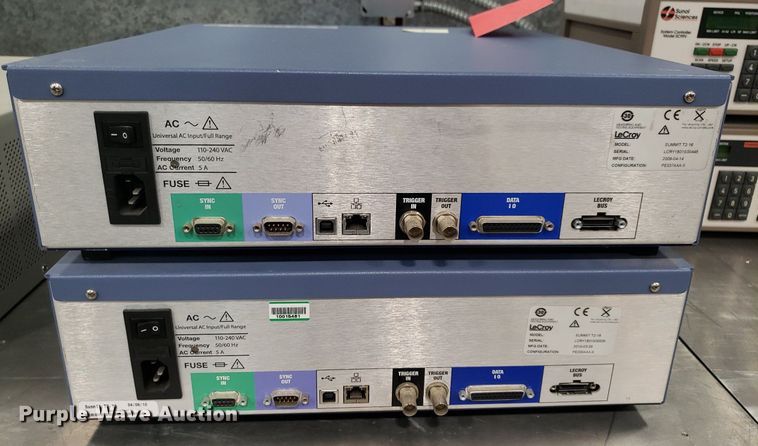 image for item OB9708 (2) LeCroy Summit T2-16 PCI Express analyzers