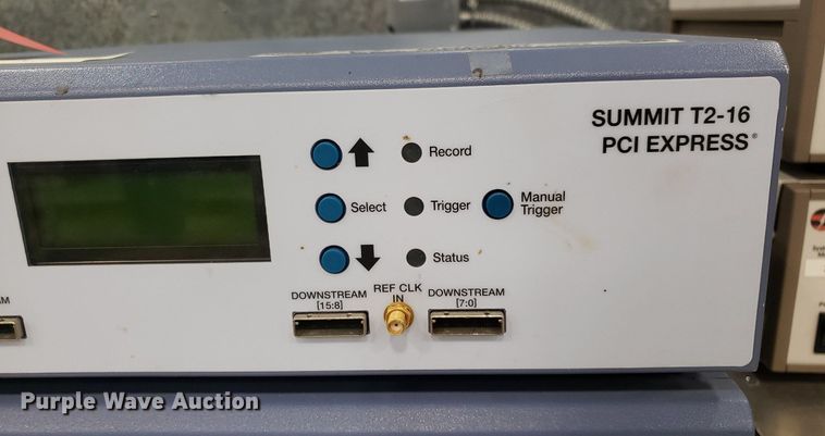 image for item OB9708 (2) LeCroy Summit T2-16 PCI Express analyzers