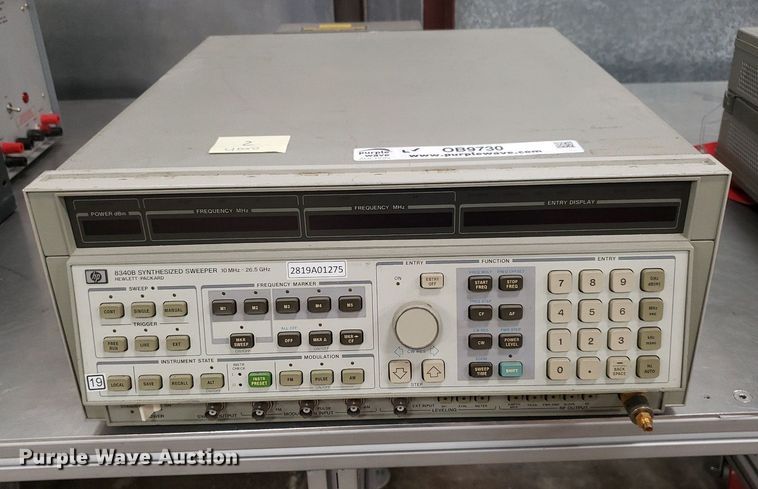 image for item OB9730 Hewlett Packard 8340B  synthesized sweeper