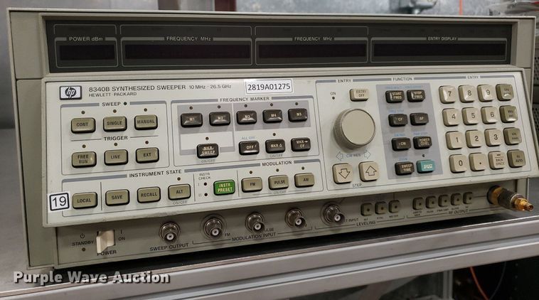 image for item OB9730 Hewlett Packard 8340B  synthesized sweeper