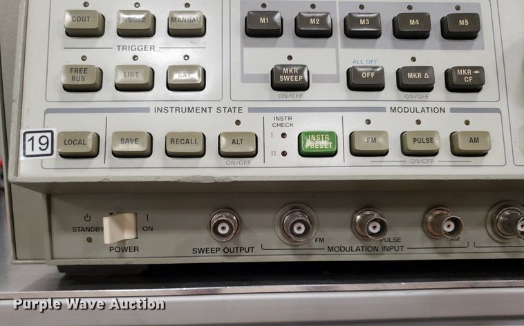 image for item OB9730 Hewlett Packard 8340B  synthesized sweeper