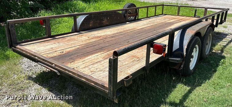 image for item OC9121 Shop built  utility trailer