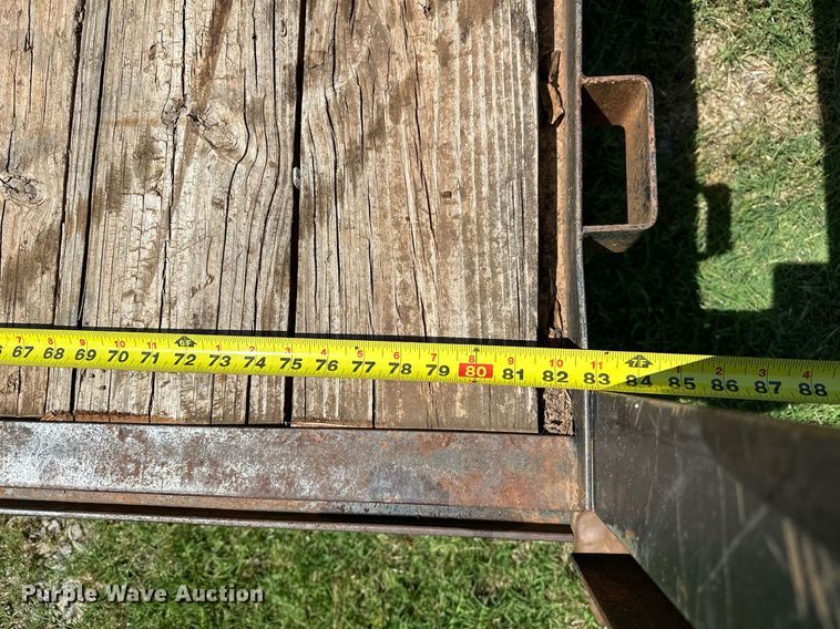 image for item OC9121 Shop built  utility trailer