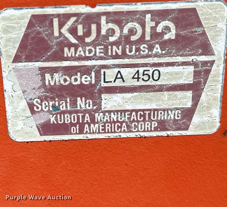 image for item OC9122 1991 Kubota L2950  MFWD tractor