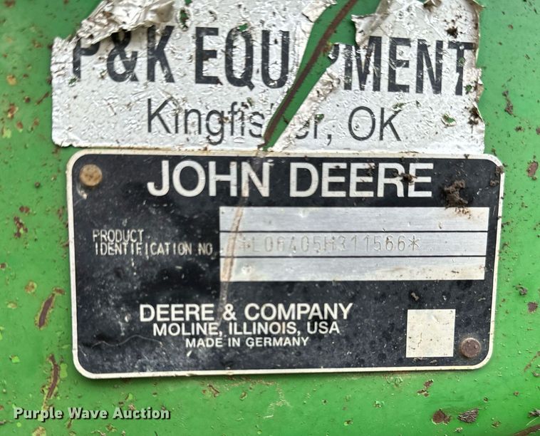 image for item OG9136 John Deere 6405  tractor