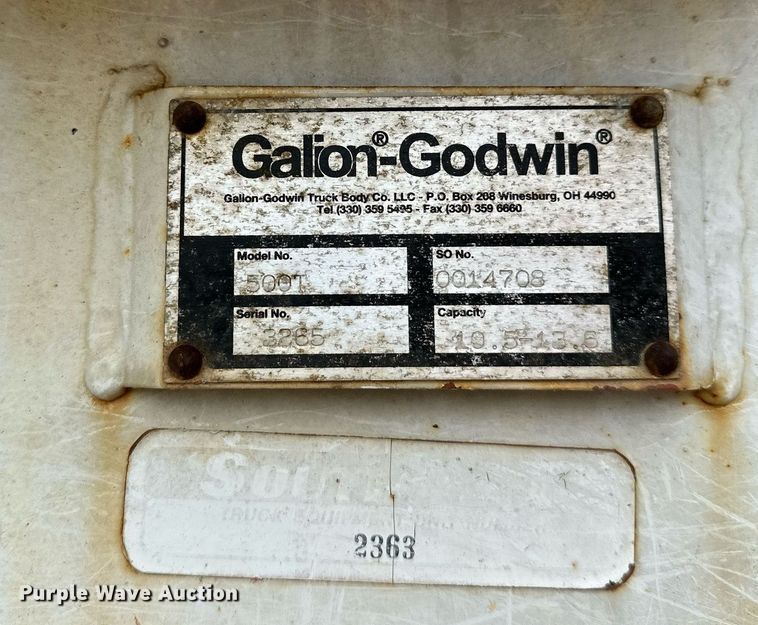 image for item OG9137 2006 Sterling L8500  dump truck