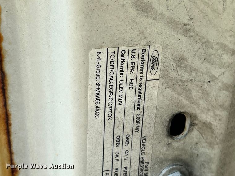 image for item OK9747 2008 Ford F350 Super Duty XL  pickup truck