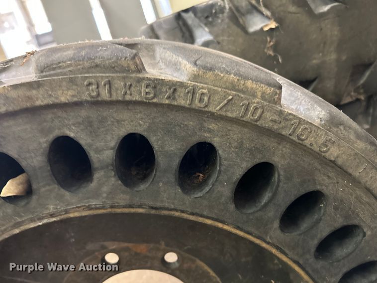 image for item OK9762 (4) 31x6x10/10-16.5 MITL skid steer tires