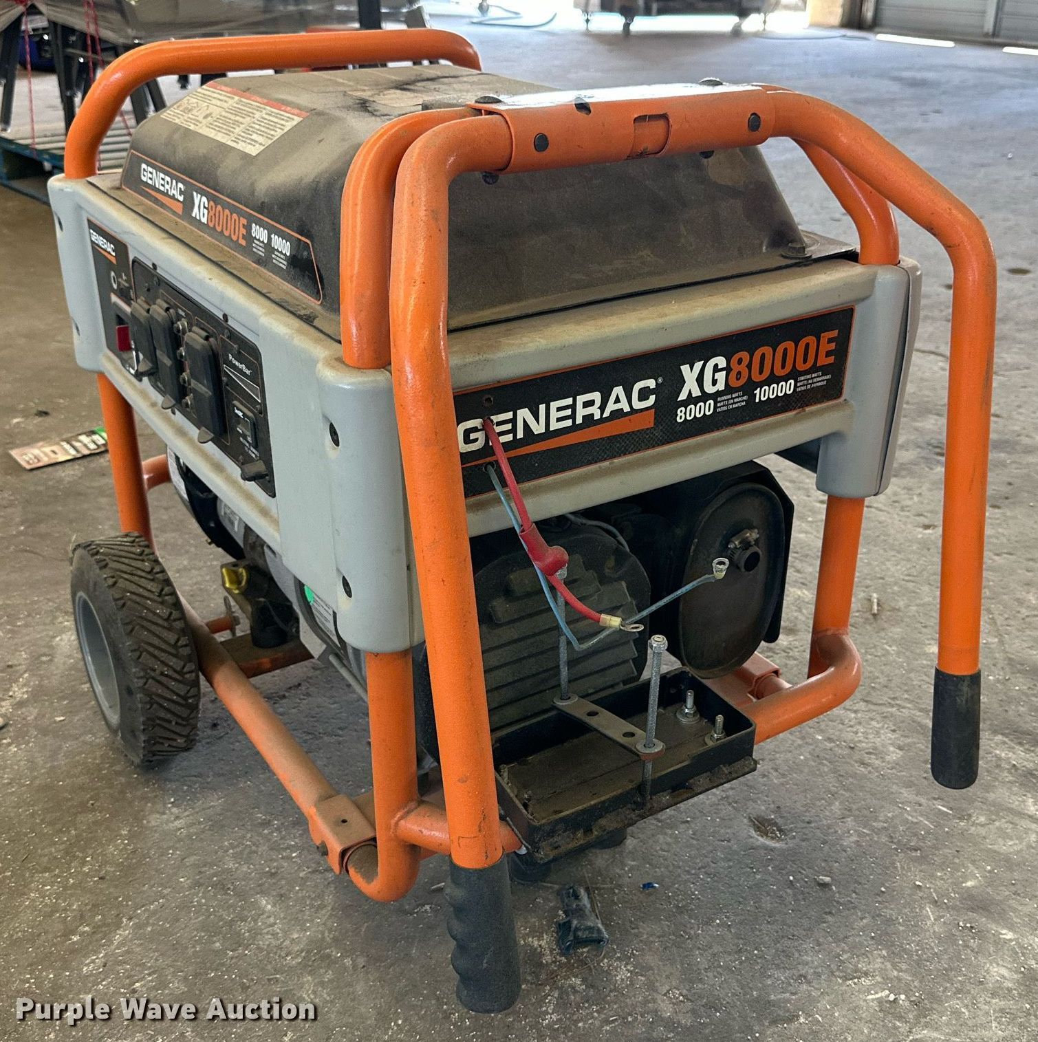 Generac XG8000E generator in TX Item KM9841 for sale Purple