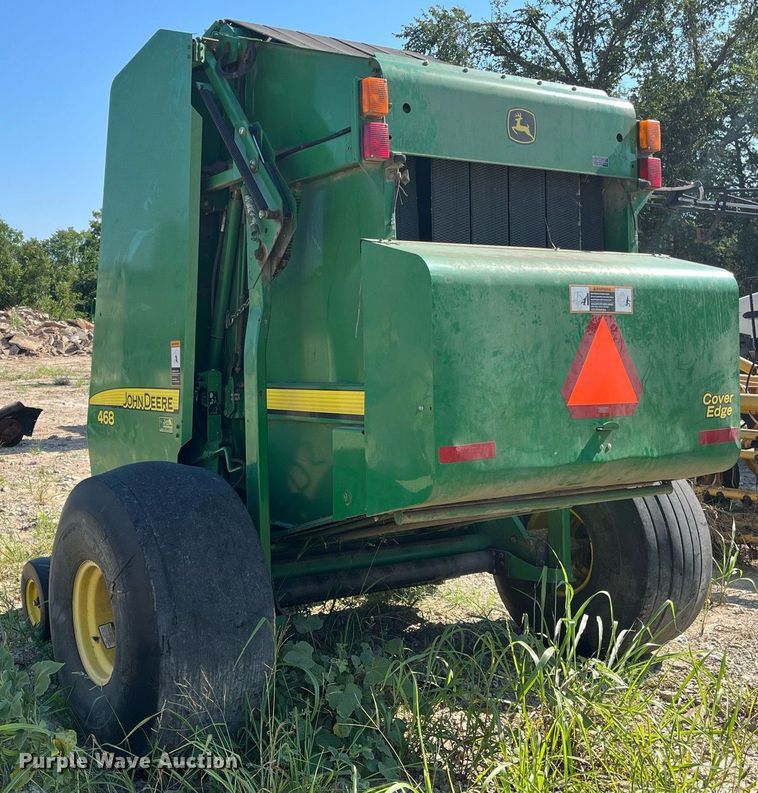 image for item DM1994 2011 John Deere 468 Mega Wide Plus  round baler