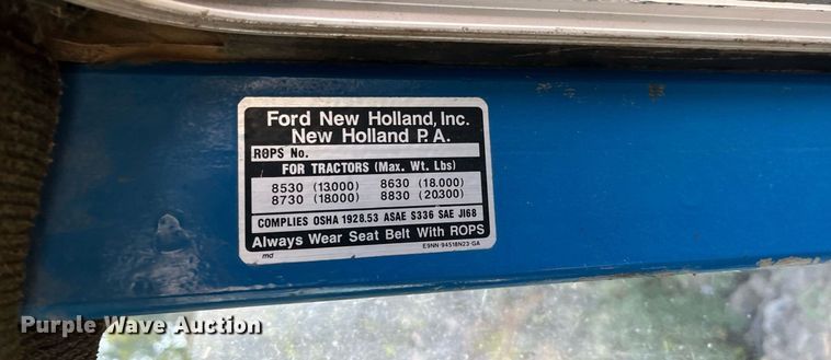 image for item DM2000 Ford 8730  MFWD tractor