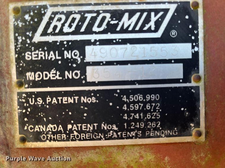 image for item DM2001 RotoMix 354-12  bale processor