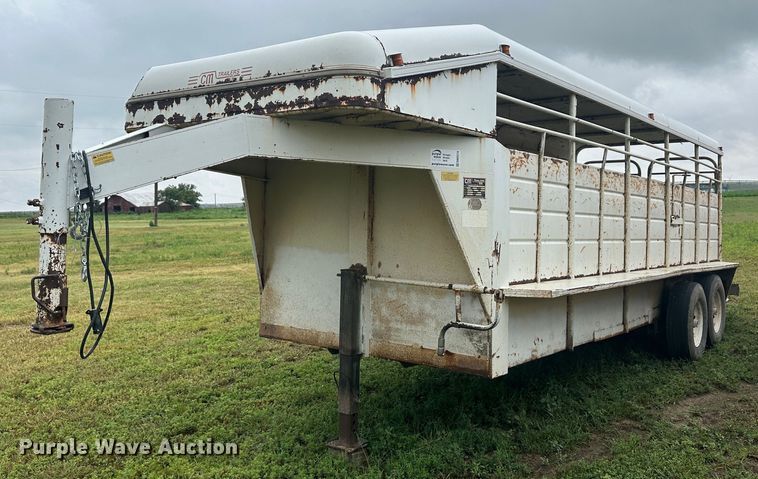 image for item DM2574 1994 CM  livestock trailer