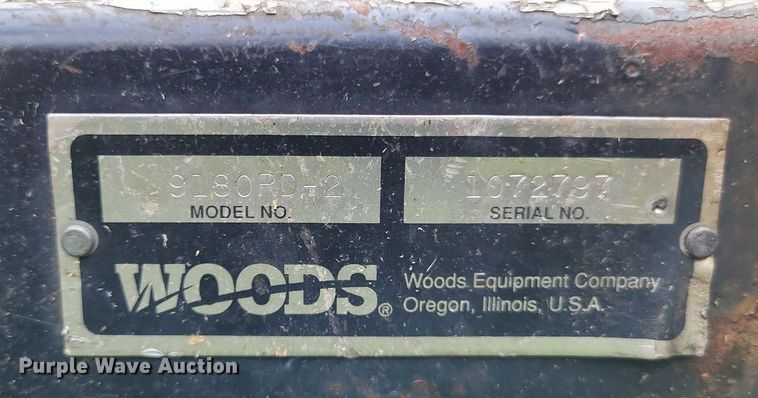 image for item DP5210 Woods 9180RD-2  batwing finish mower