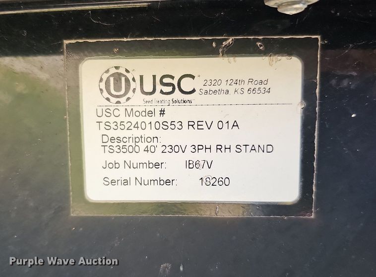 image for item DQ0113 USC LPX2000  seed treater