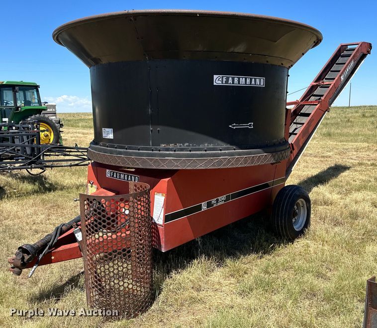 image for item DQ1350 Farm Hand HG3040  bale processor