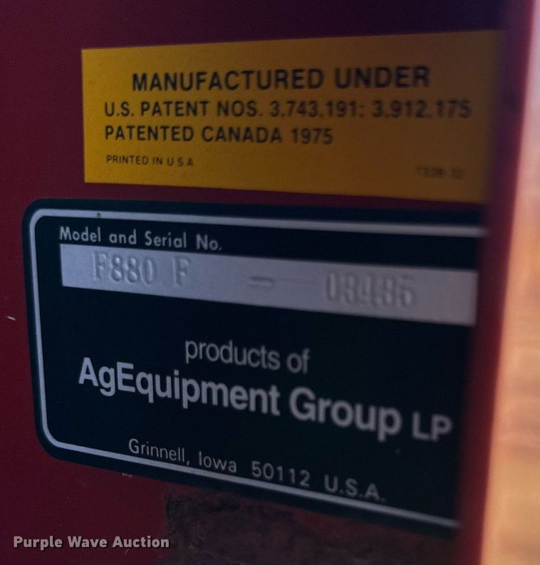 image for item DQ1350 Farm Hand HG3040  bale processor