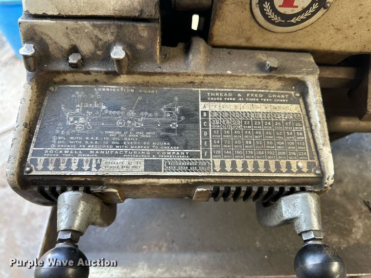 image for item KM9851 Rockwell 25-700  lathe