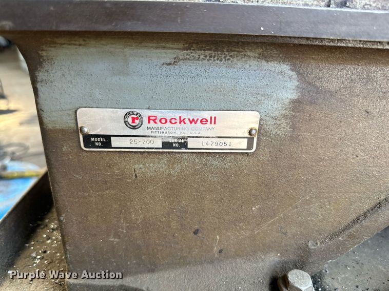 image for item KM9851 Rockwell 25-700  lathe