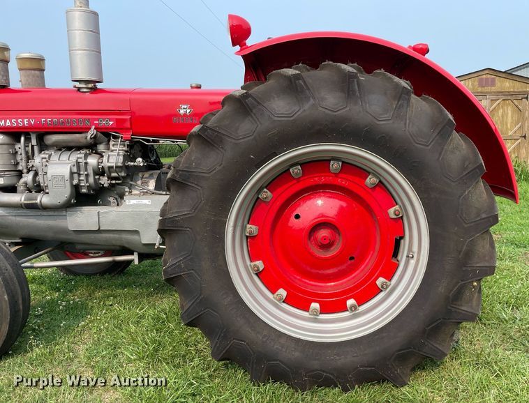image for item LJ9778 1960 Massey  Ferguson 98  tractor