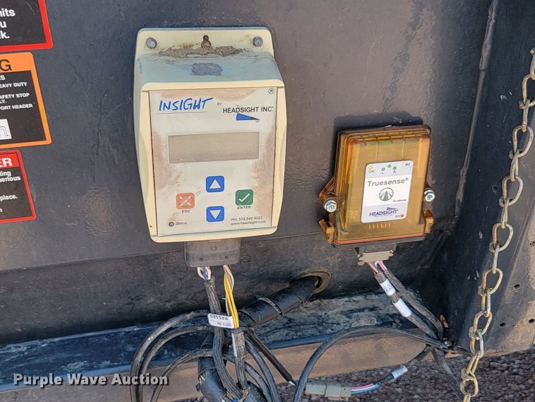 image for item LQ9049 2014 Capello Quasar F12  corn head with trailer