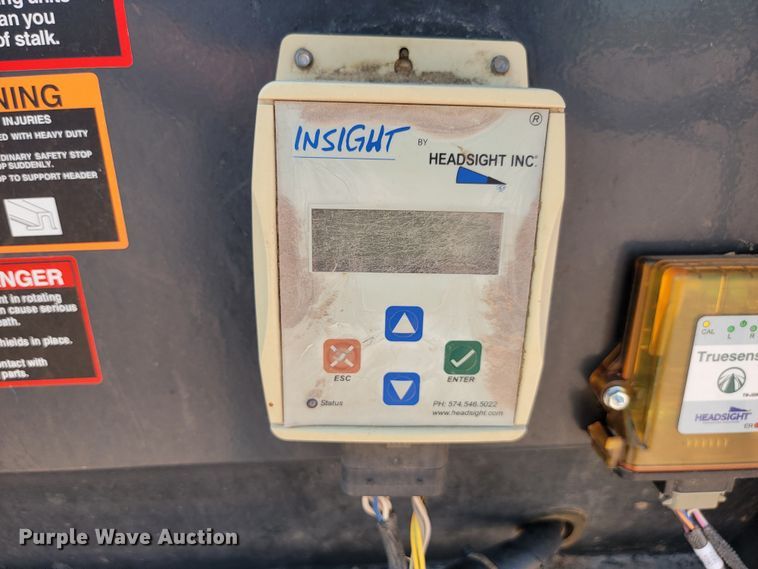 image for item LQ9049 2014 Capello Quasar F12  corn head with trailer