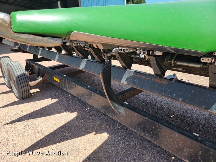 image for item LQ9049 2014 Capello Quasar F12  corn head with trailer