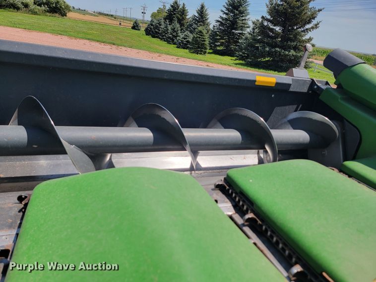 image for item LQ9049 2014 Capello Quasar F12  corn head with trailer