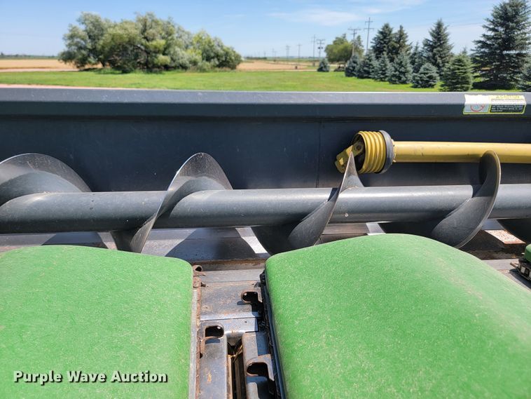 image for item LQ9049 2014 Capello Quasar F12  corn head with trailer