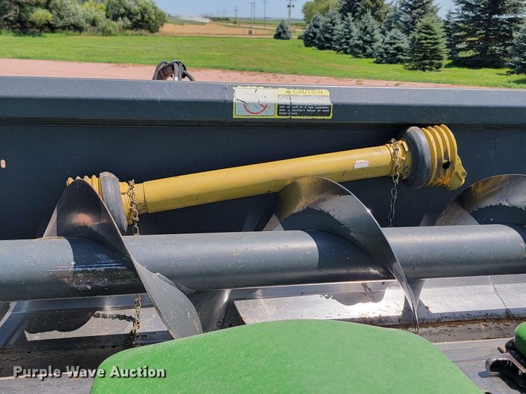 image for item LQ9049 2014 Capello Quasar F12  corn head with trailer