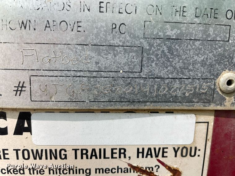 image for item LS9450 2004 Titan  equipment trailer