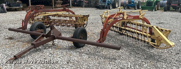 image for item MB9777 (2) New Holland Rolabar hay rakes