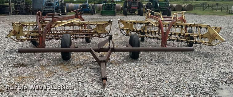 image for item MB9777 (2) New Holland Rolabar hay rakes