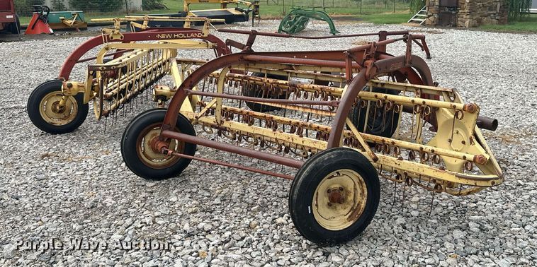 image for item MB9777 (2) New Holland Rolabar hay rakes