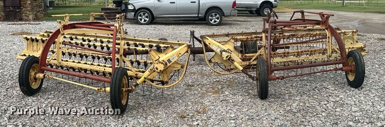 image for item MB9777 (2) New Holland Rolabar hay rakes