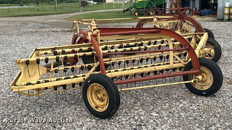 image for item MB9777 (2) New Holland Rolabar hay rakes