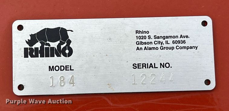 image for item MG9366 Rhino 184  rotary mower