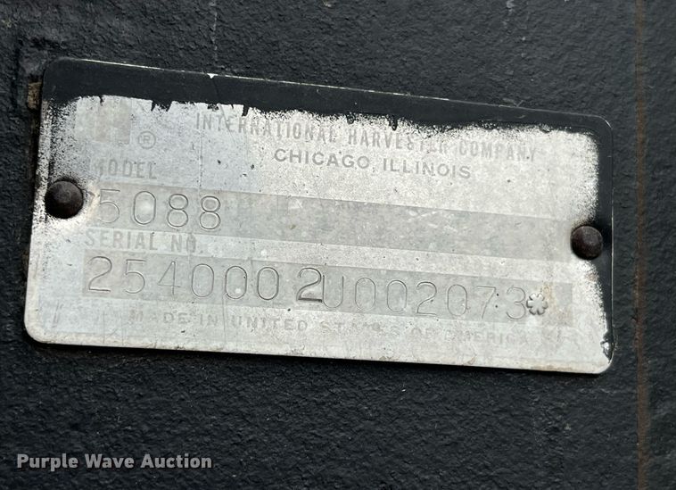 image for item MG9367 1981 International 5088  tractor