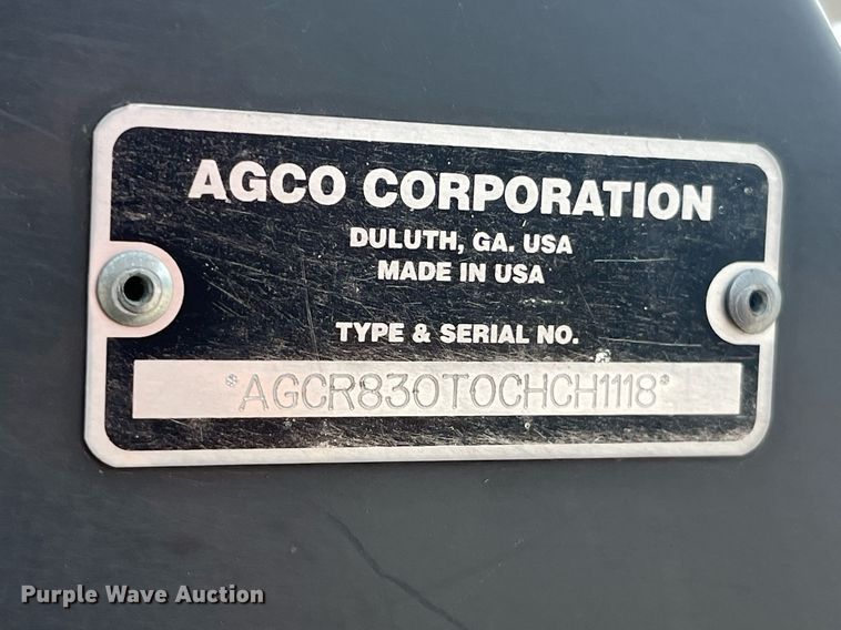 image for item MG9372 2012 AGCO 3000  corn head