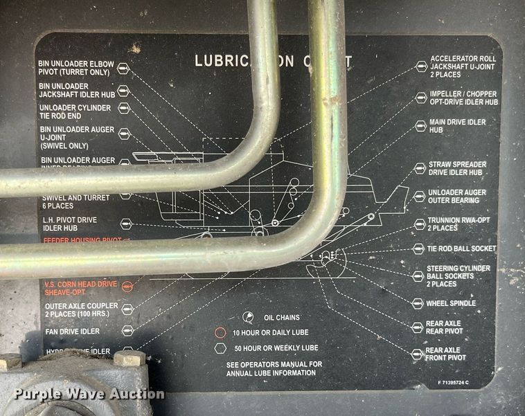 image for item MG9373 2008 Gleaner R65  combine