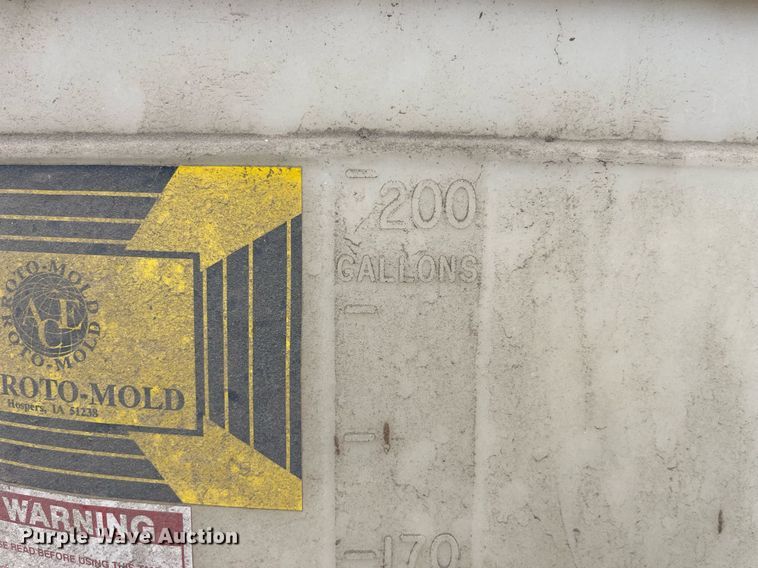 image for item MG9394 (2) Ace Roto-Mold cone bottom tanks
