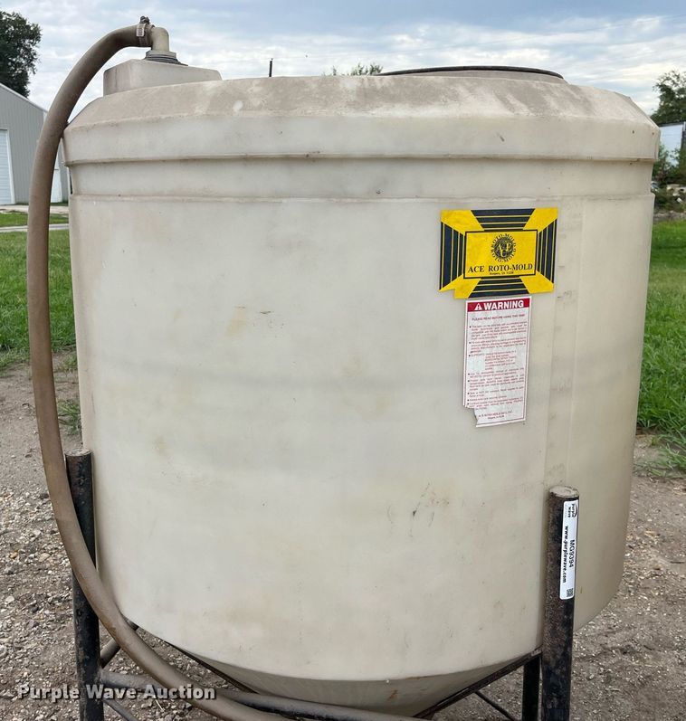 image for item MG9394 (2) Ace Roto-Mold cone bottom tanks