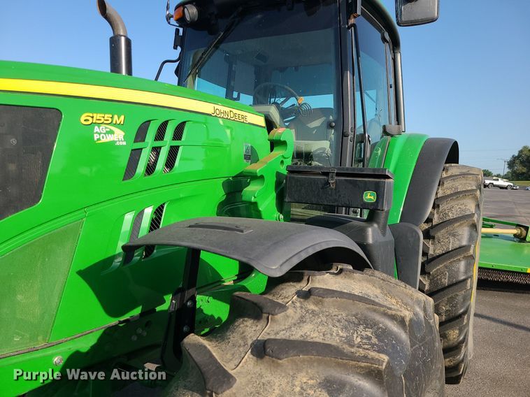 image for item MG9637 2017 John Deere 6155M  MFWD tractor